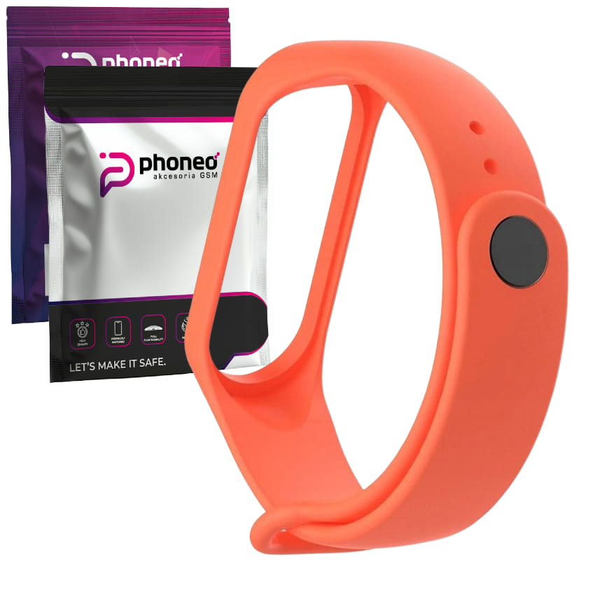 Opaska Phoneo® do Xiaomi Mi Band 3/4/5/6 - Pomarańczowy