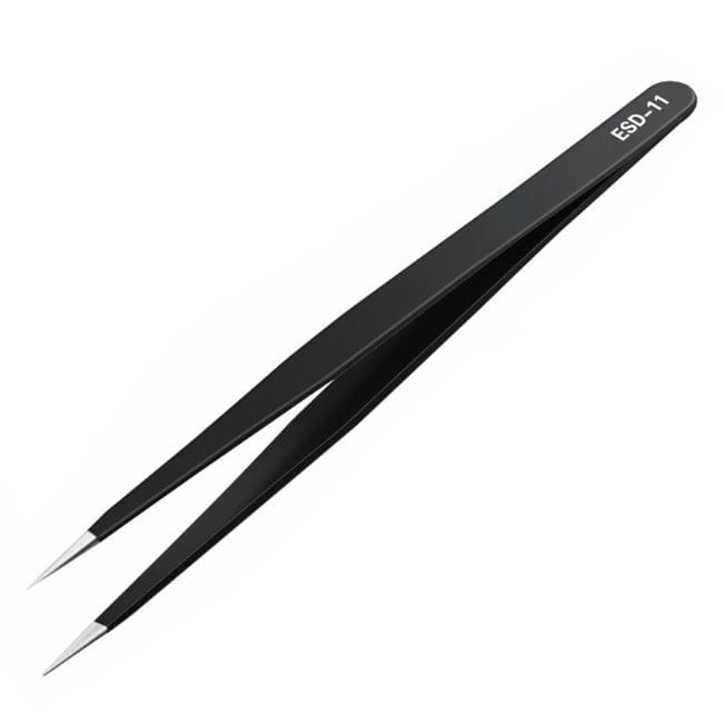 Pęseta / Pinceta (ESD-11) - Prosta 14 cm