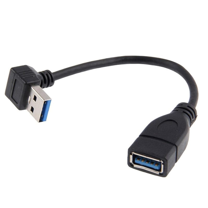  Przedłużacz / Kabel USB 3.0 Kątowy - Dolny