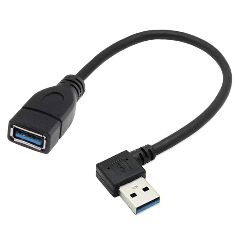 Przedłużacz / Kabel USB 3.0 Kątowy - Lewy