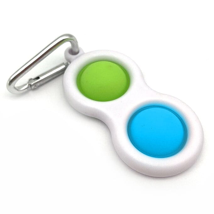 Brelok Antystresowy Bubble Pop It - Zielono-niebieski 