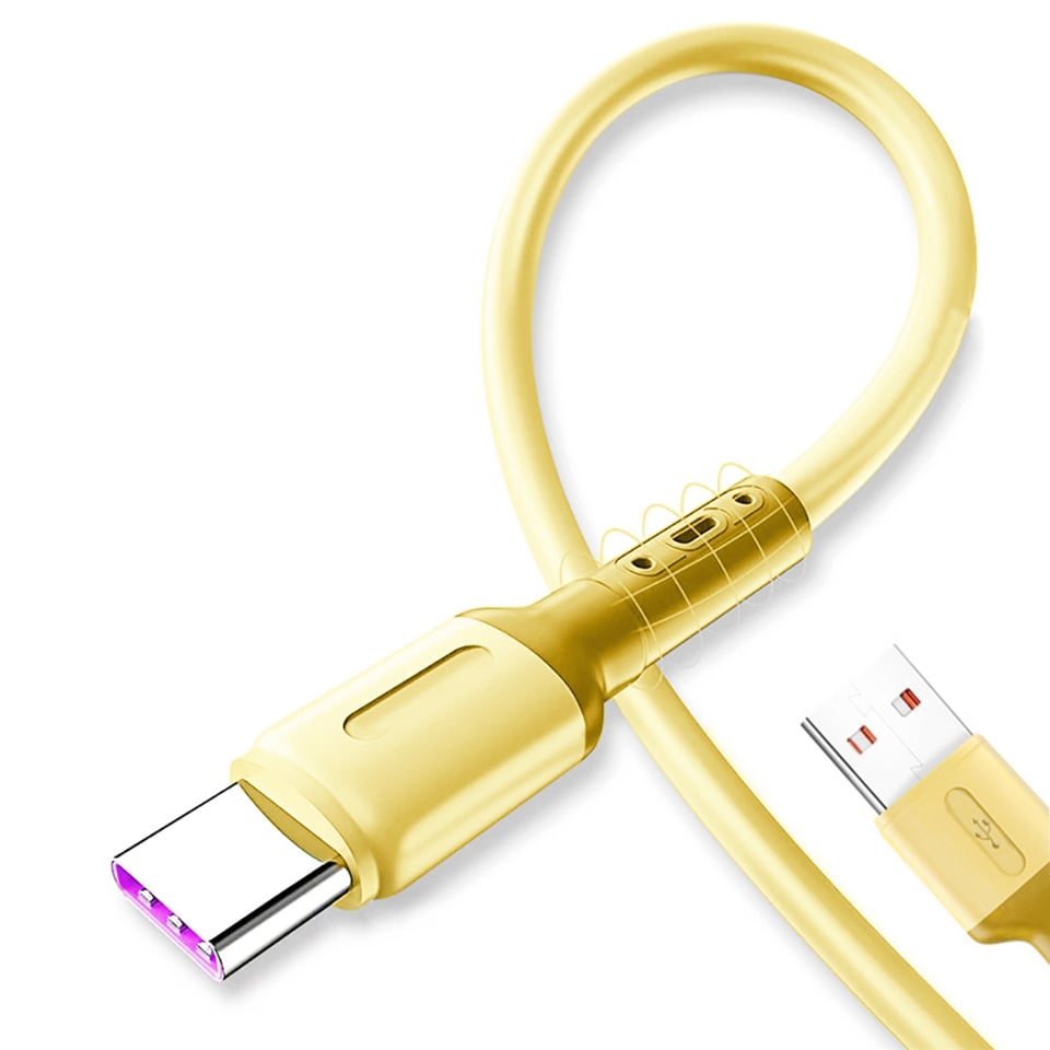  Kabel USB-C Phoneo® - 1 Metr - Żółty