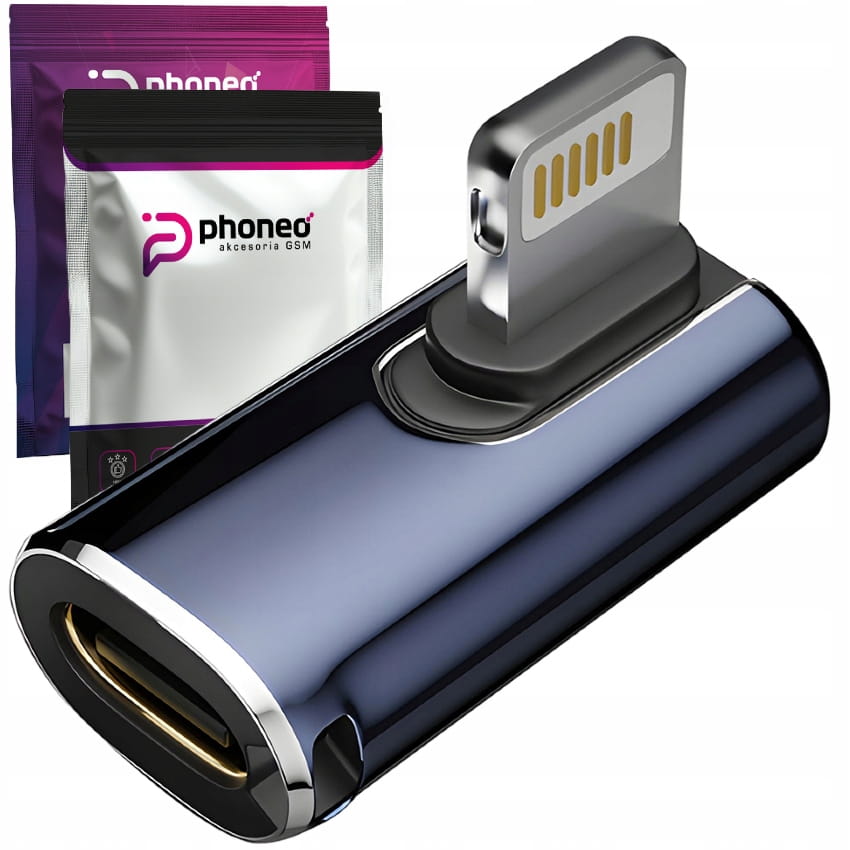 Adapter Phoneo® Kątowy z USB-C do Lightning 27W PD4