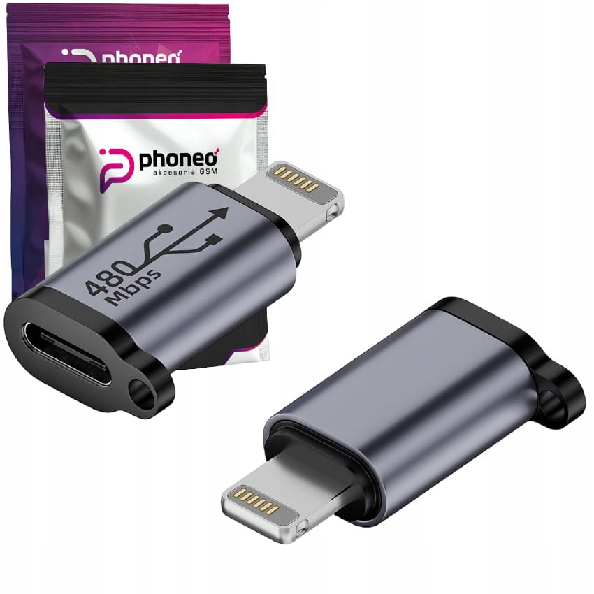 Adapter Kabla Phoneo® USB-C do Lightning 18W - szybkie ładowanie i transfer