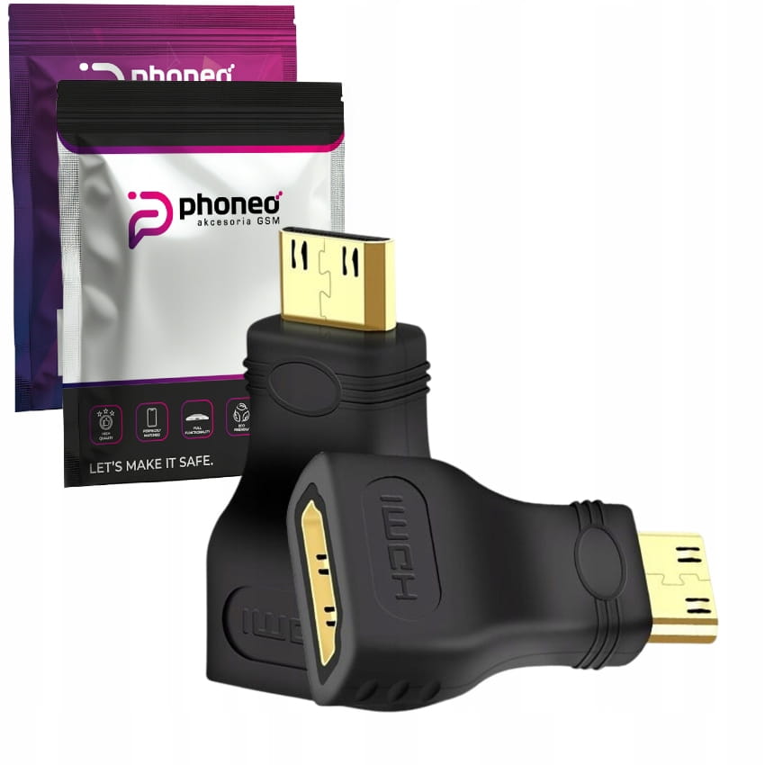 Adapter Przejściówka Phoneo® 4K Full HD - HDMI do mini HDMI