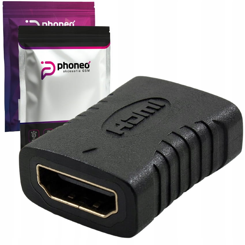 Adapter Phoneo® HDMI Łącznik Przedłużacz Female Żeński 
