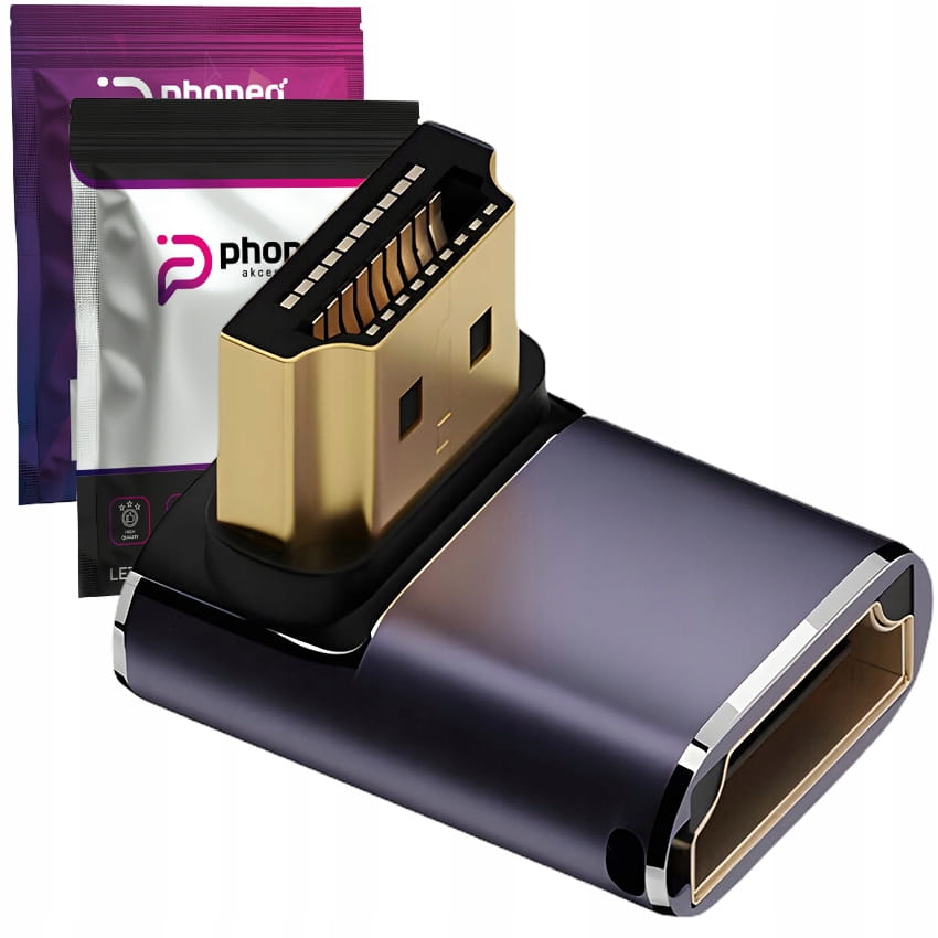 Adapter Kątowy Phoneo® HDMI 48GBPS 8K 60Hz 2.1 A7
