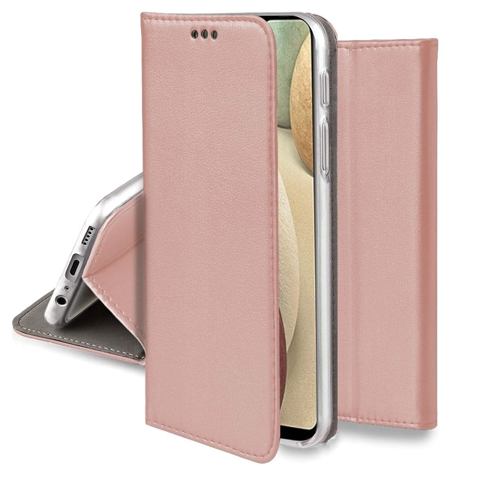 Flip Cover - Magnetyczne Etui Książkowe - Xiaomi Redmi Note 8 Pro - Różowe