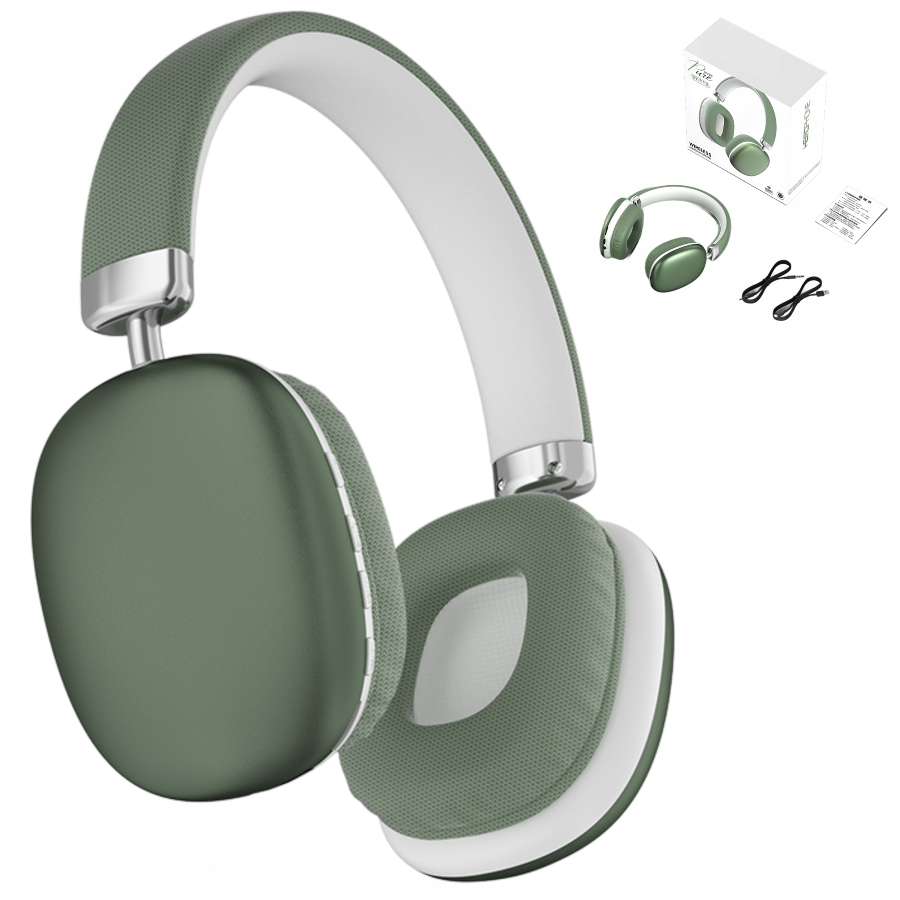 Słuchawki Bluetooth Nauszne SY-T10 - Zielony