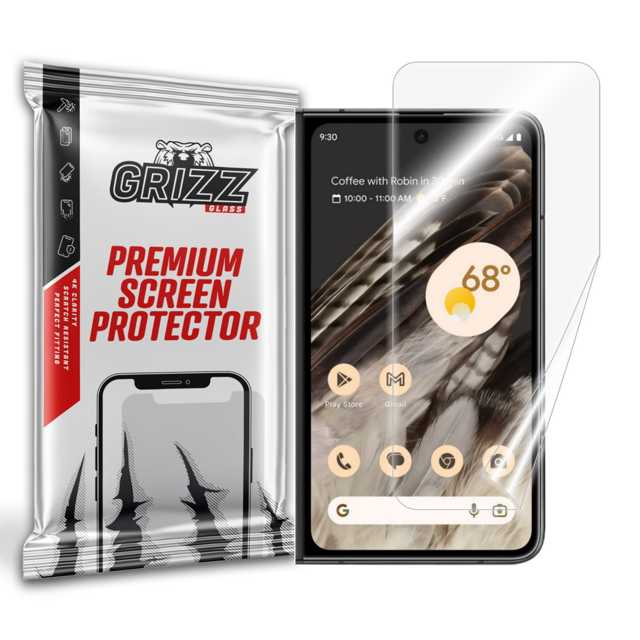 GrizzGlass CeramicFilm Google Pixel Fold