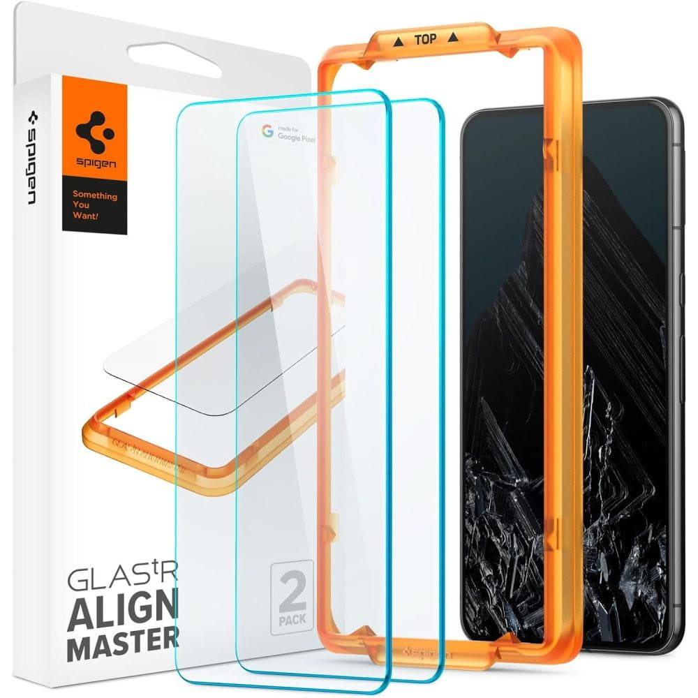 Spigen GLAS.tR AlignMaster Google Pixel 8 Pro Clear [2 PACK]