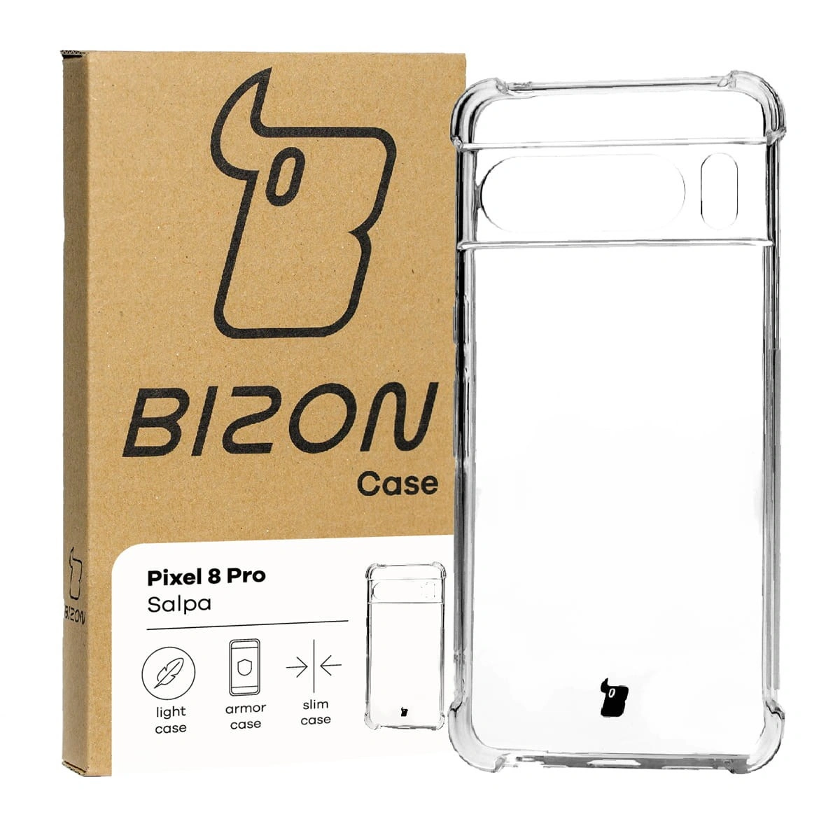 Bizon Case Salpa Google Pixel 8 Pro clear