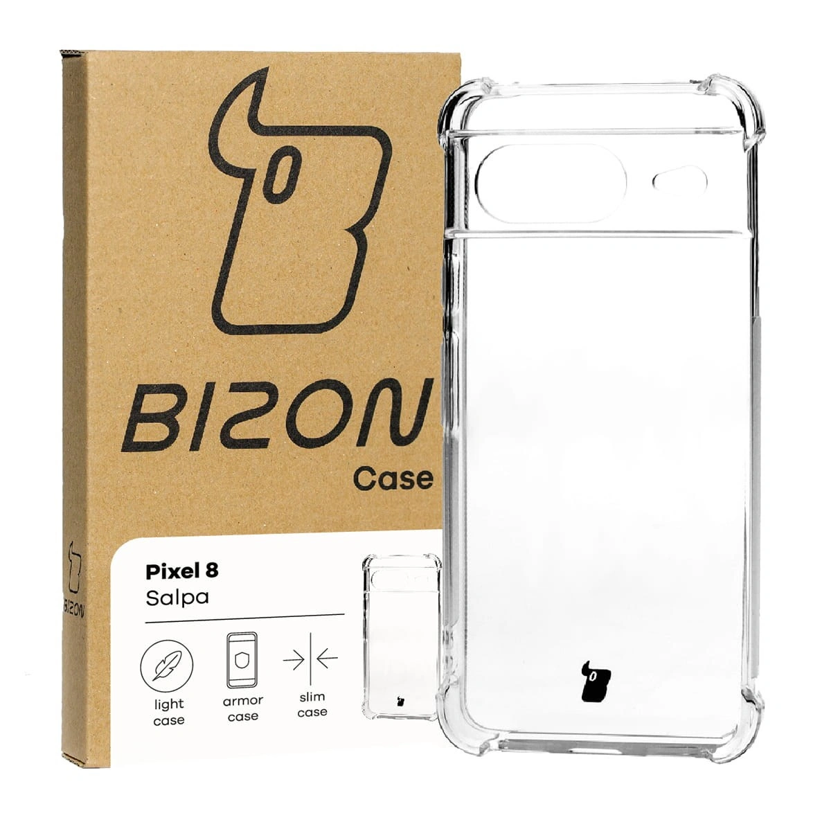 Bizon Case Salpa Google Pixel 8 clear