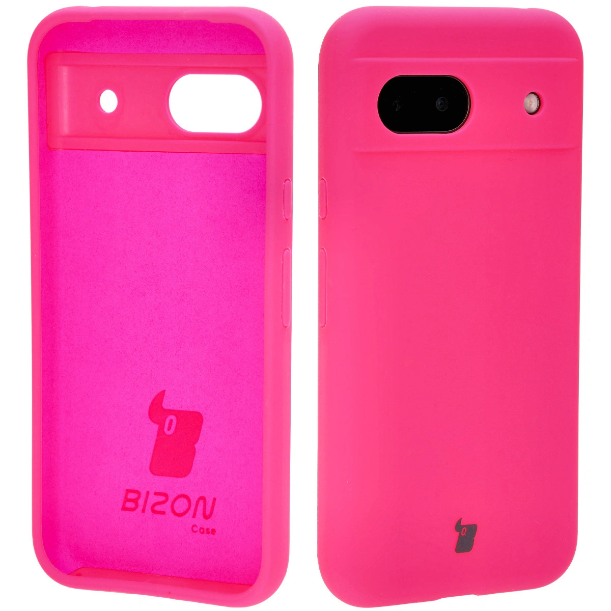 Bizon Soft Case Google Pixel 8a neon pink