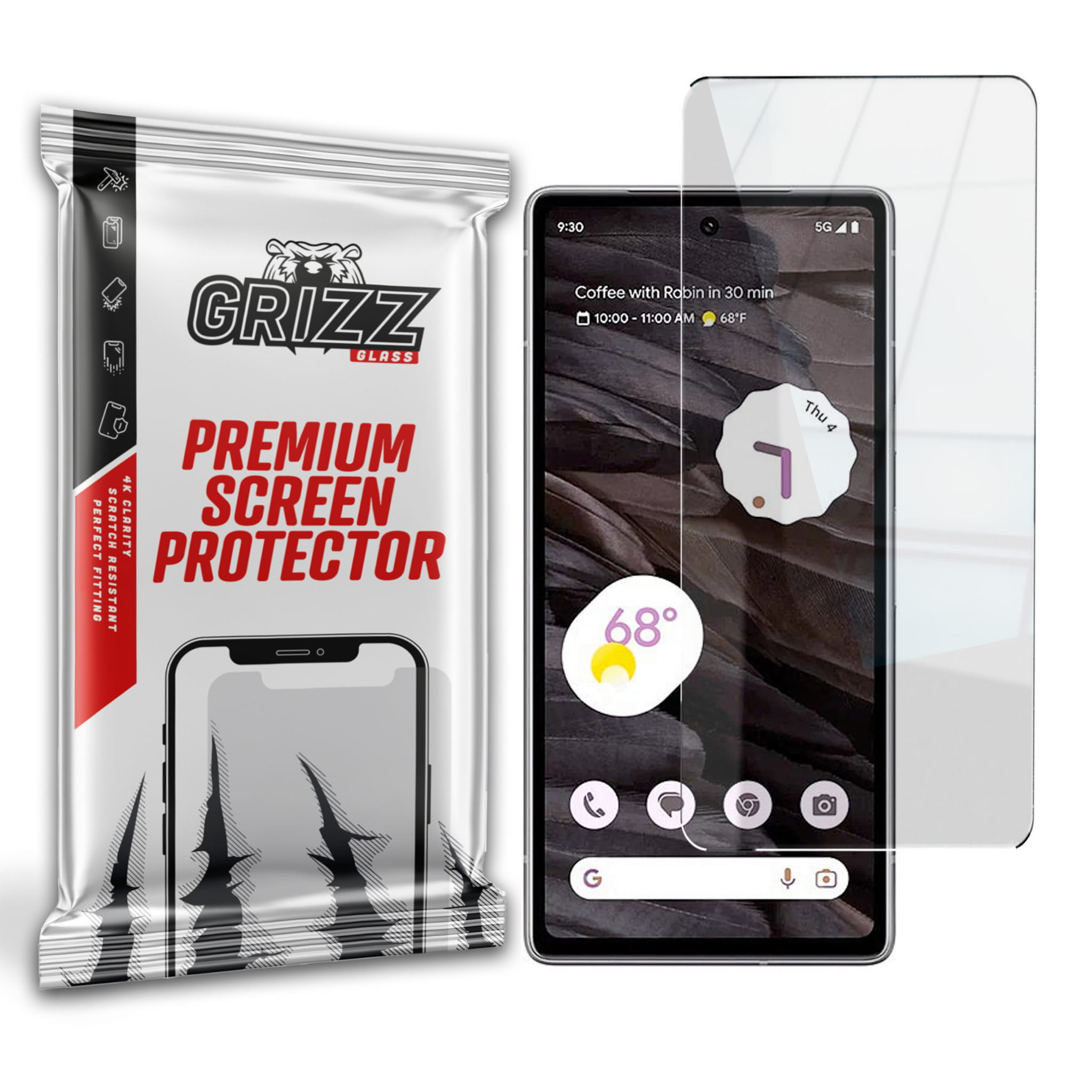 GrizzGlass HybridGlass Google Pixel 7a