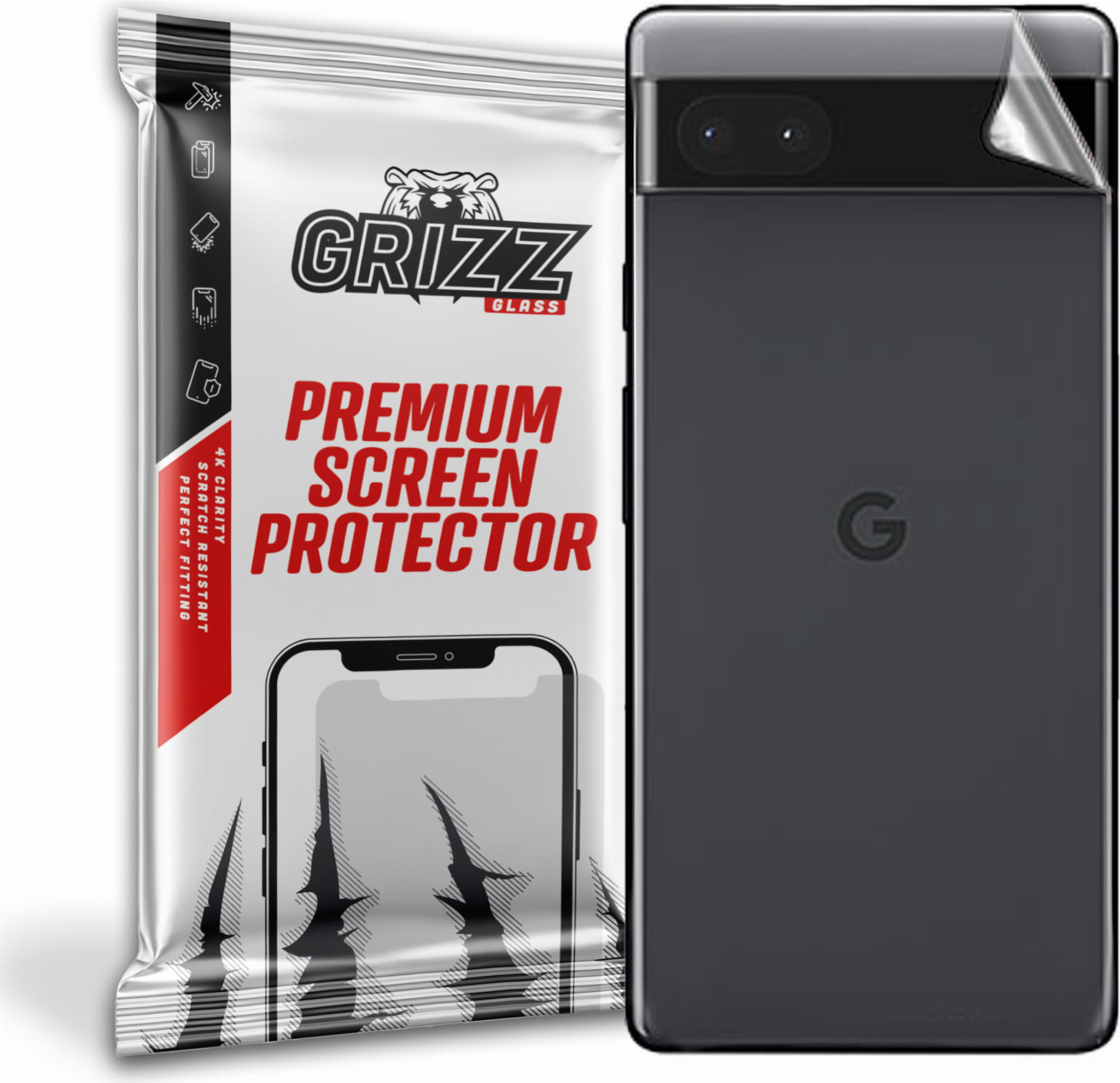 GrizzGlass UltraSkin Google Pixel 6A