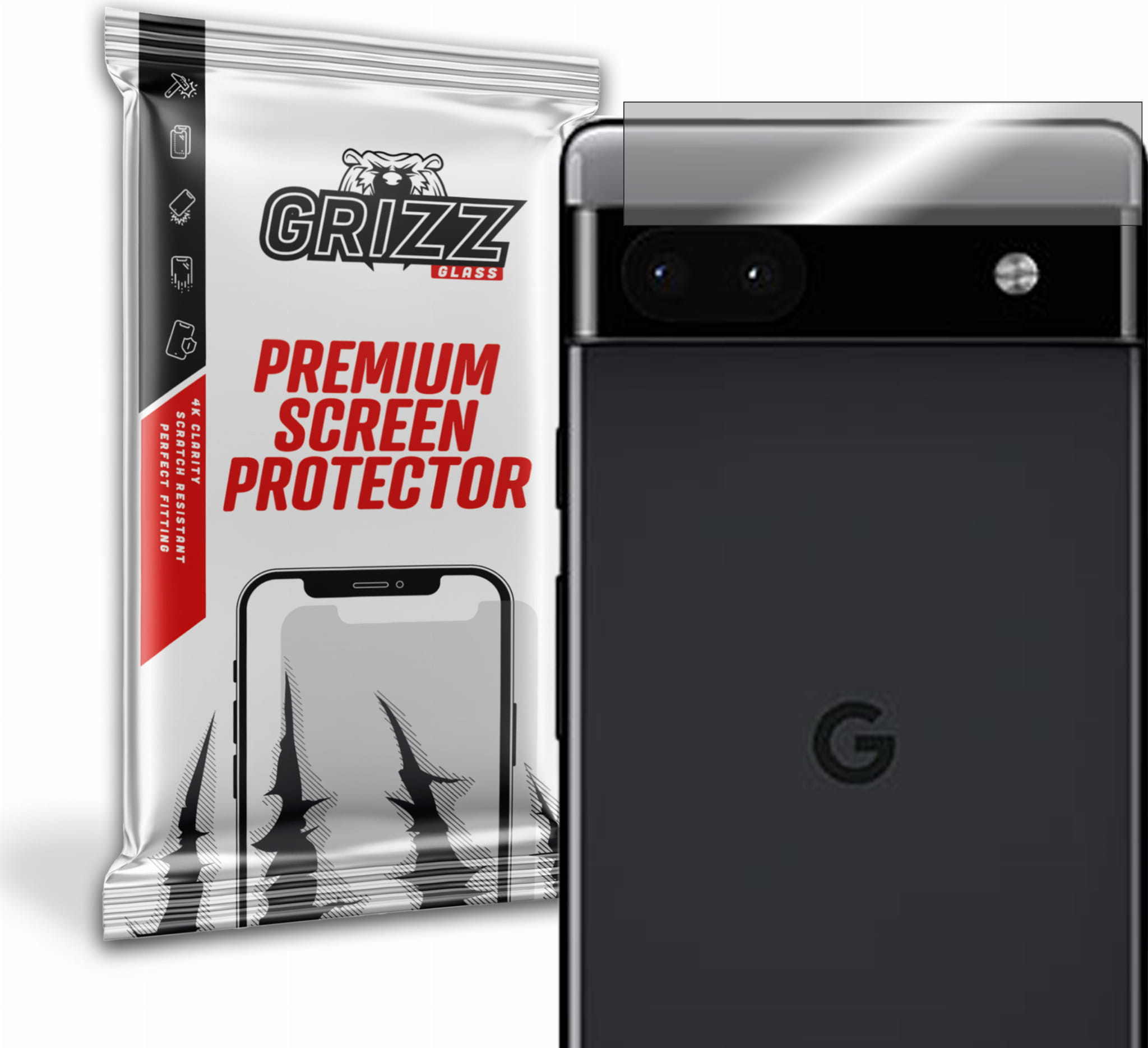 GrizzGlass HybridGlass Camera Google Pixel 6A