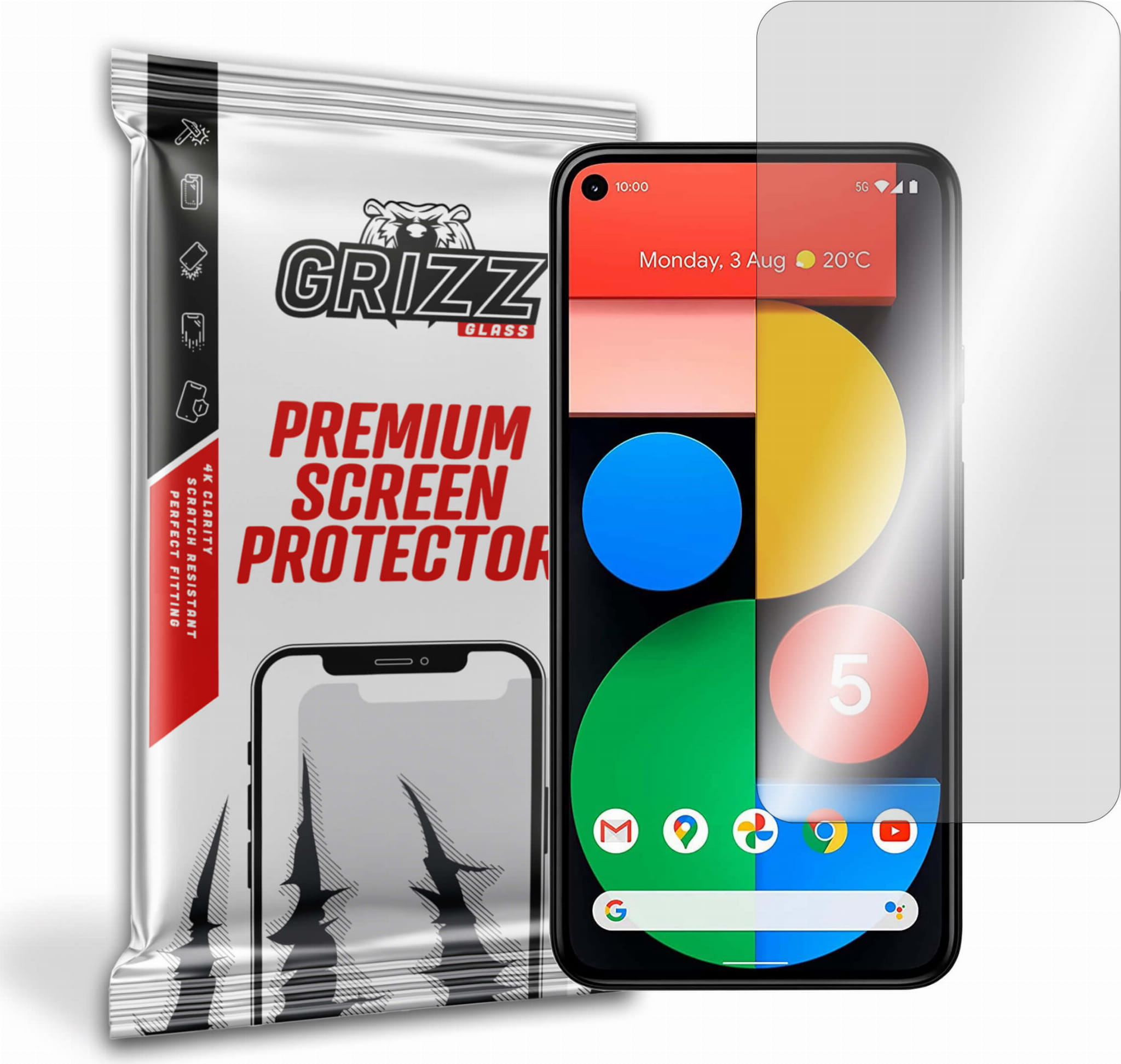GrizzGlass HybridGlass Google Pixel 5 5G
