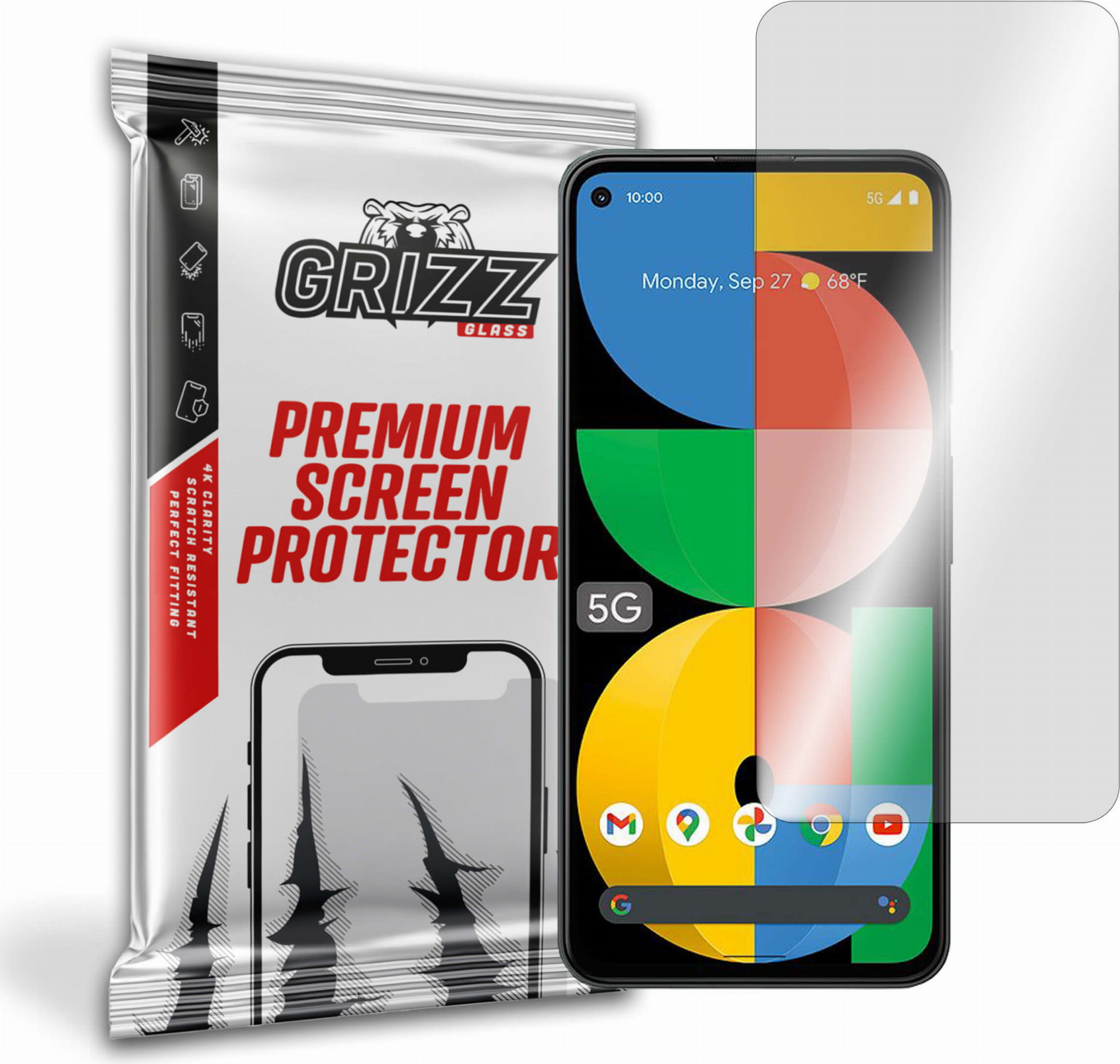 GrizzGlass HybridGlass Google Pixel 5A 5G