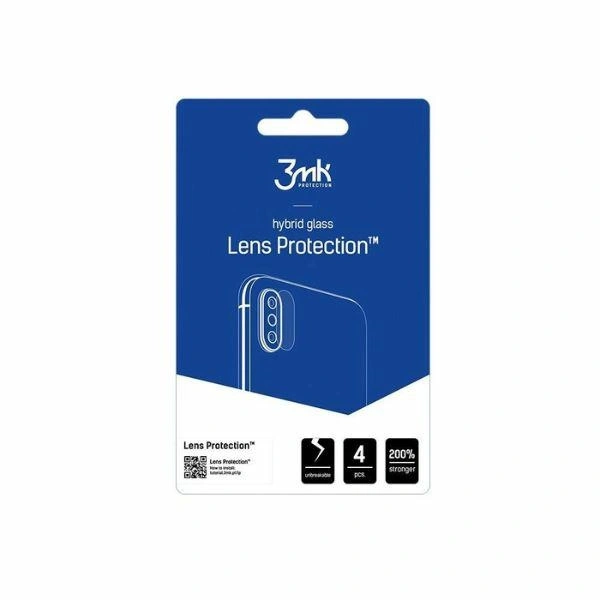 Hybrid glass for camera lens 3MK Lens Protect Google Pixel Fold (front) [4 PACK]