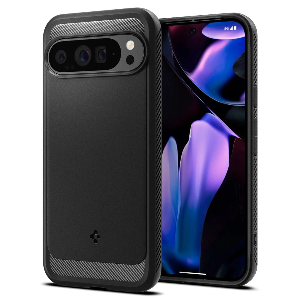 Case Spigen Rugged Armor Google Pixel 9 Pro XL Matte Black