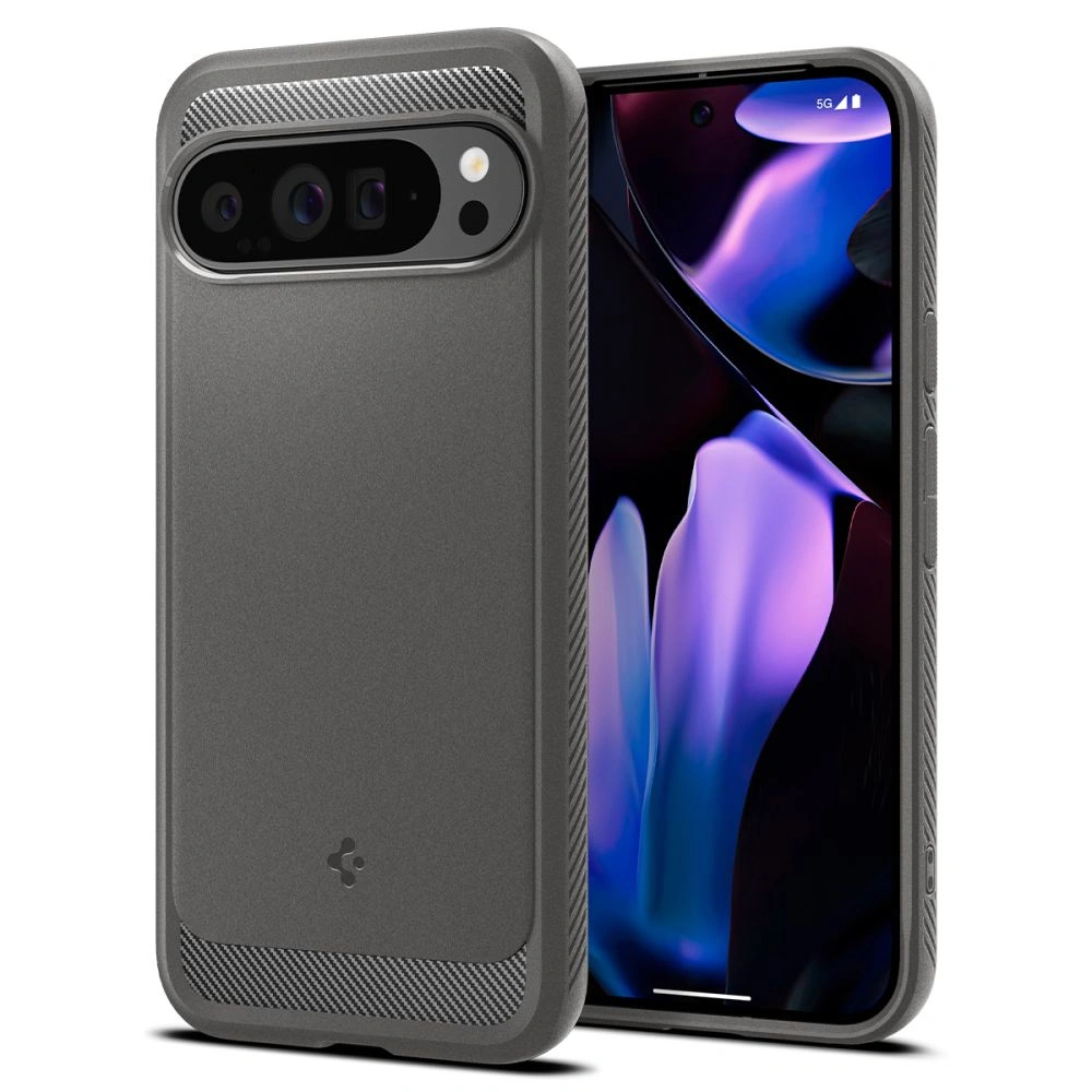 Case Spigen Rugged Armor Google Pixel 9 Pro XL Marble Grey