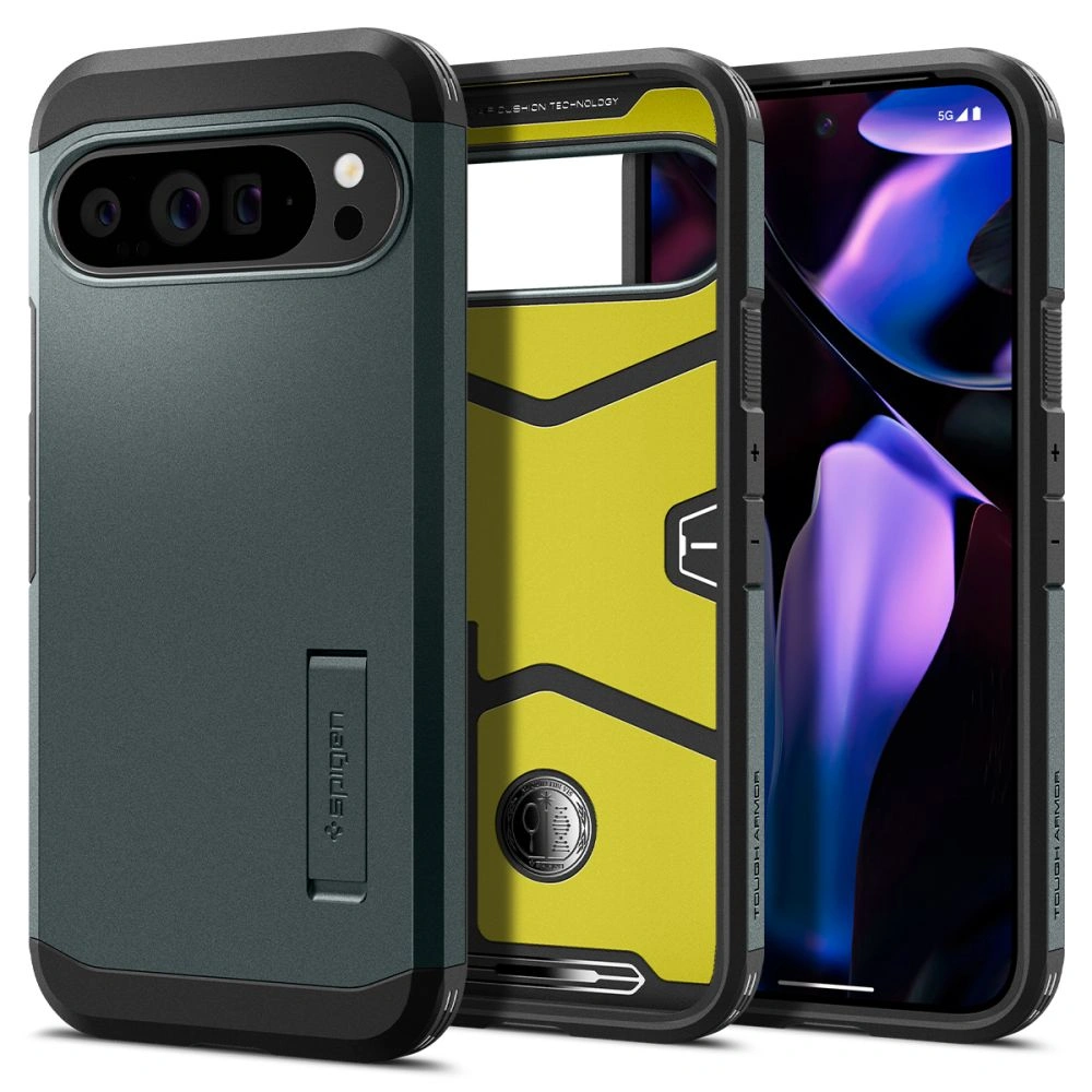 Case Spigen Tough Armor Google Pixel 9 Pro XL Abyss Green