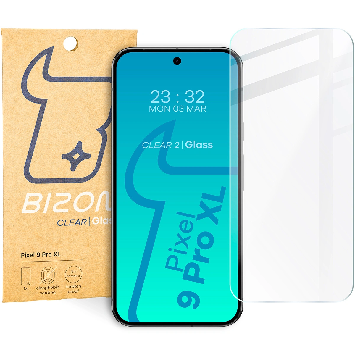 Bizon Glass Clear 2 Google Pixel 9 Pro XL