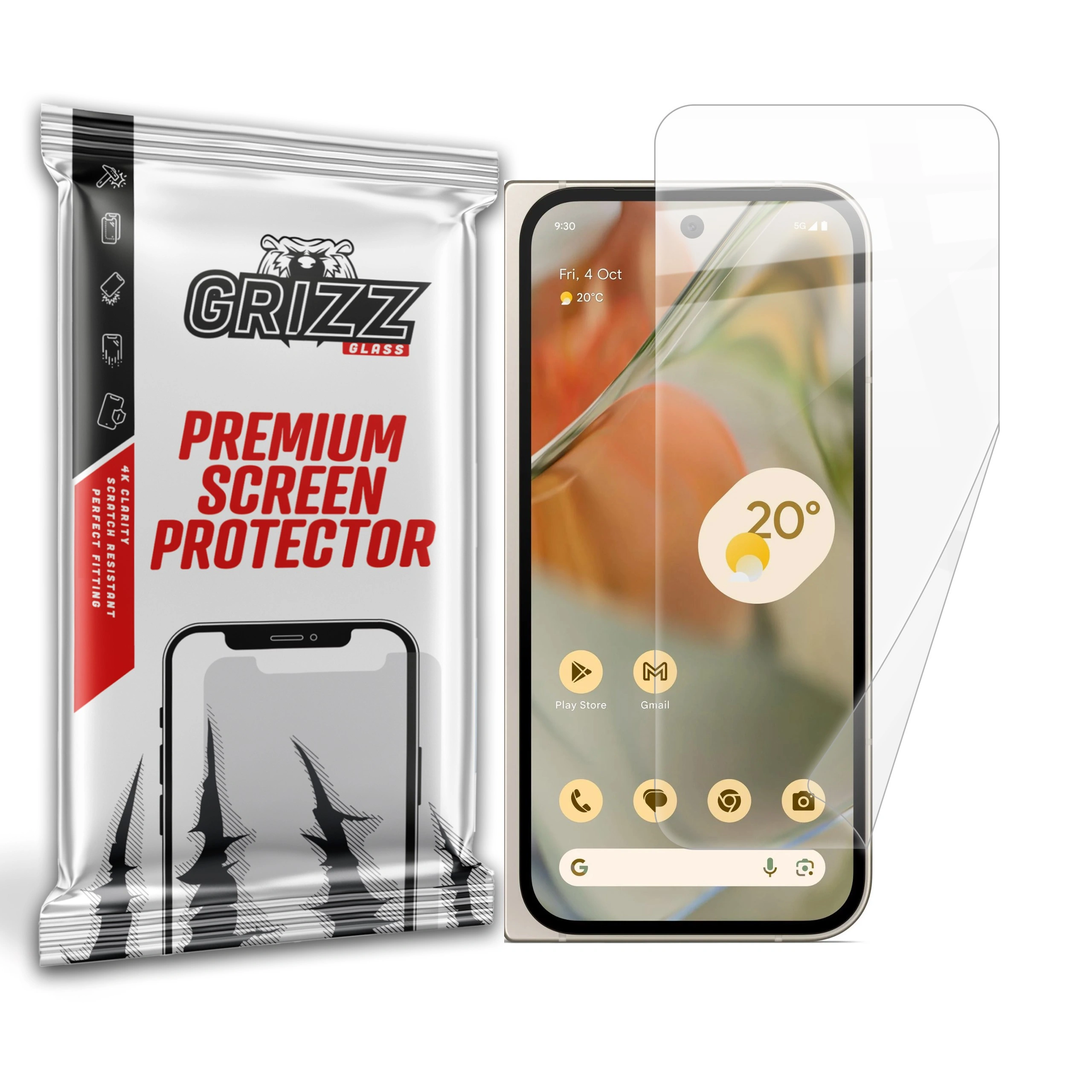 Ceramic film GrizzGlass CeramicFilm for Google Pixel 9 Pro Fold
