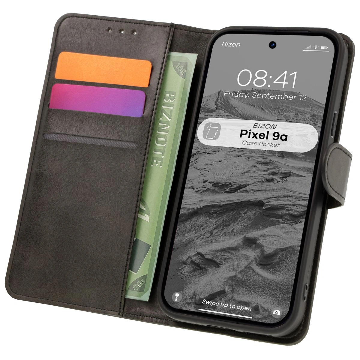 Bizon Case Pocket Google Pixel 9a — etui portfelowe