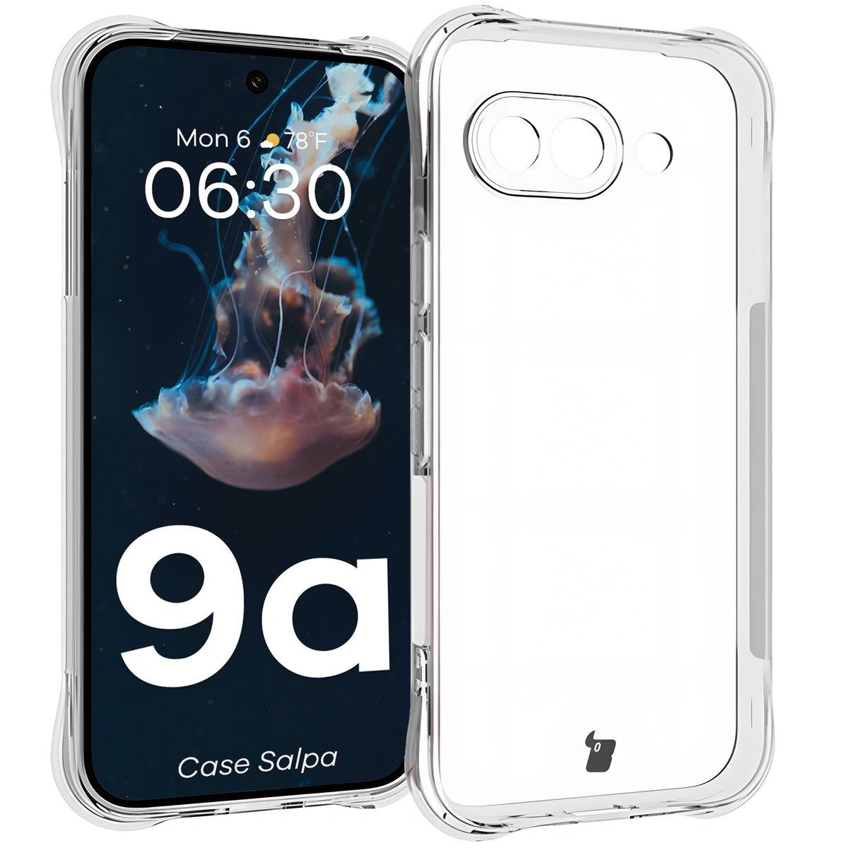 Bizon Case Salpa Google Pixel 9a — przezroczysta ochrona