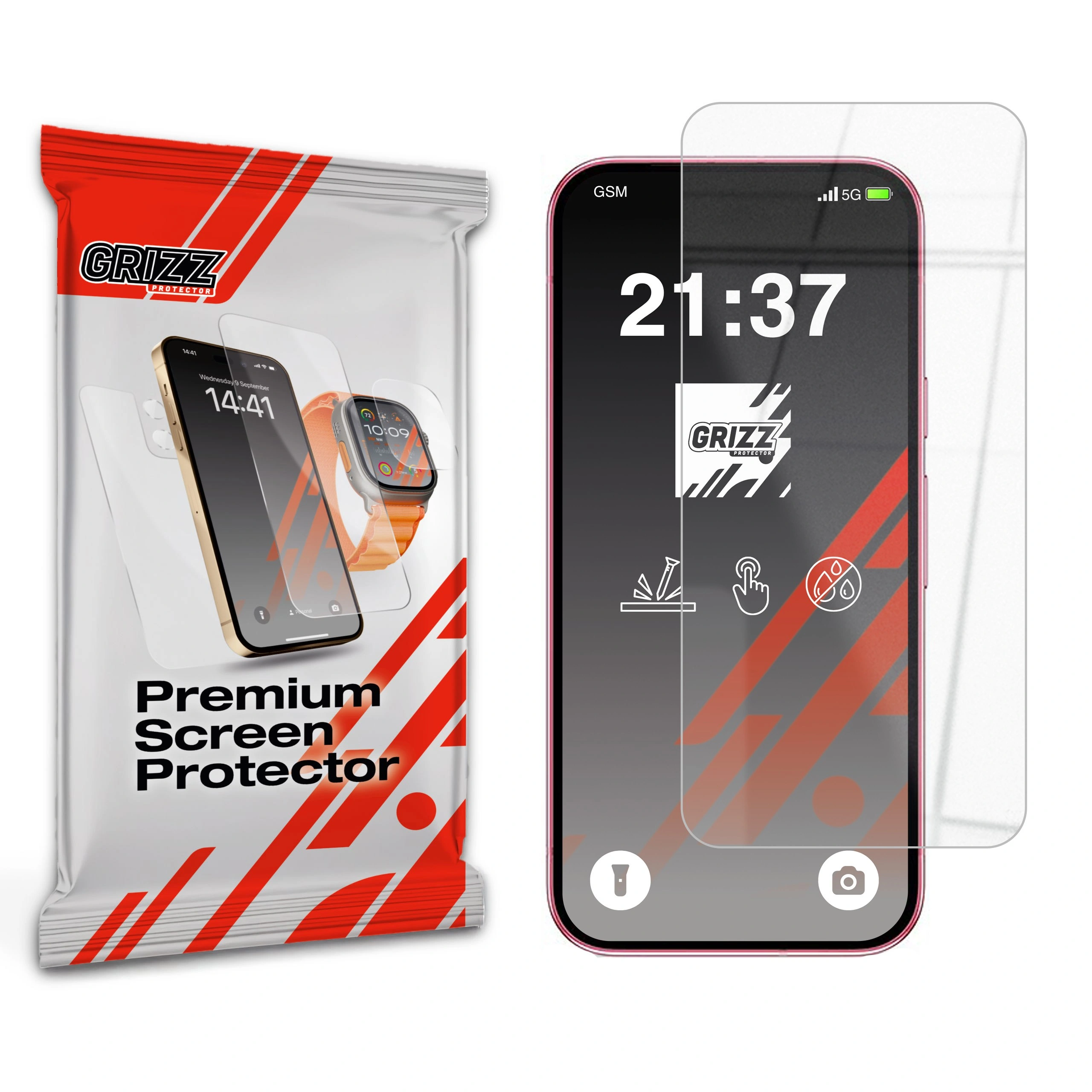 GrizzGlass HybridGlass Google Pixel 9a — ochrona ekranu bez utraty czułości