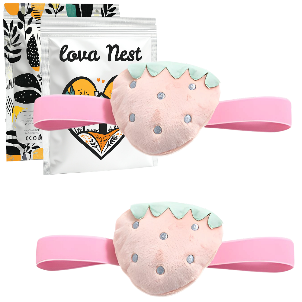 Upięcie do Zasłon i Firan - 2 szt. - Truskawki