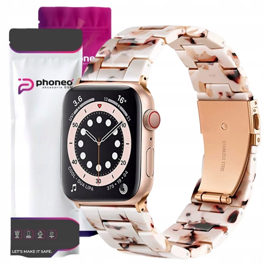 Bransoleta Akrylowa Phoneo® do Apple Watch 38/40/41mm - Biały