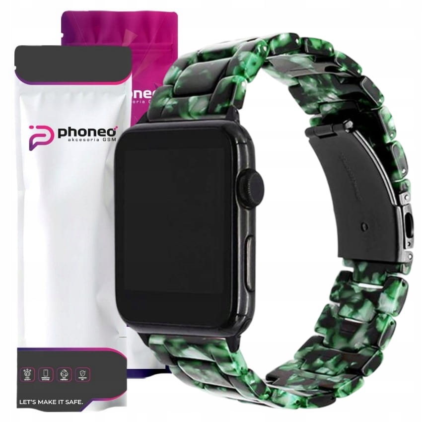 Bransoleta Akrylowa Phoneo® do Apple Watch 38/40/41mm - Zielony