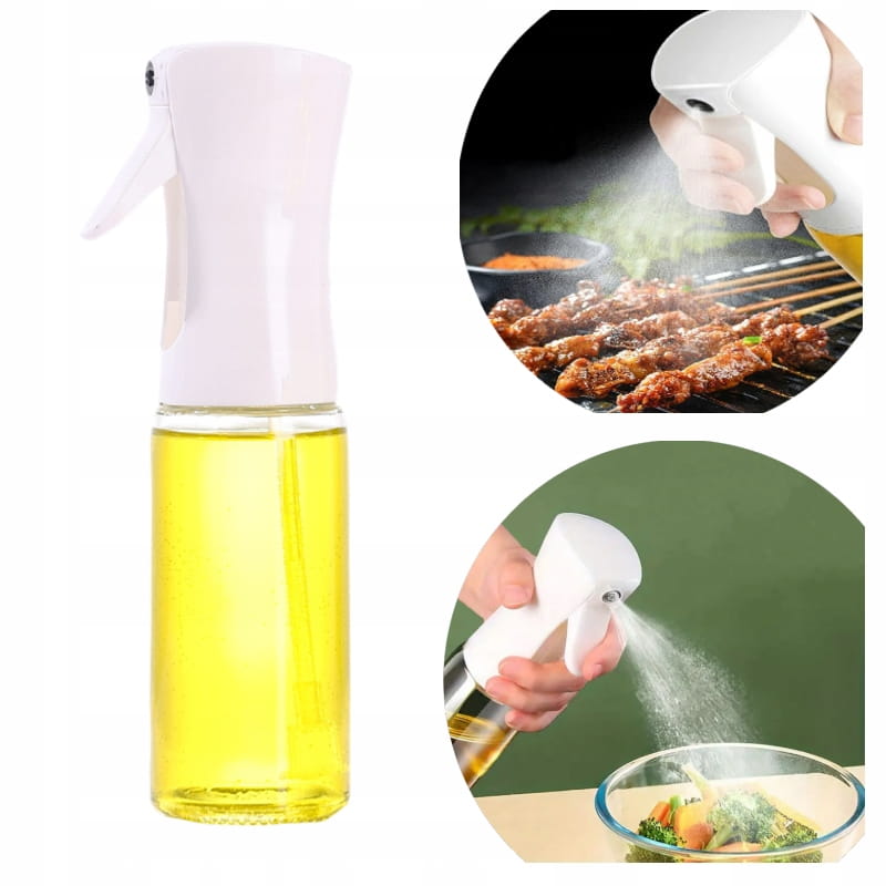 Rozpylacz / Dozownik oleju 200 ml — szklana butelka