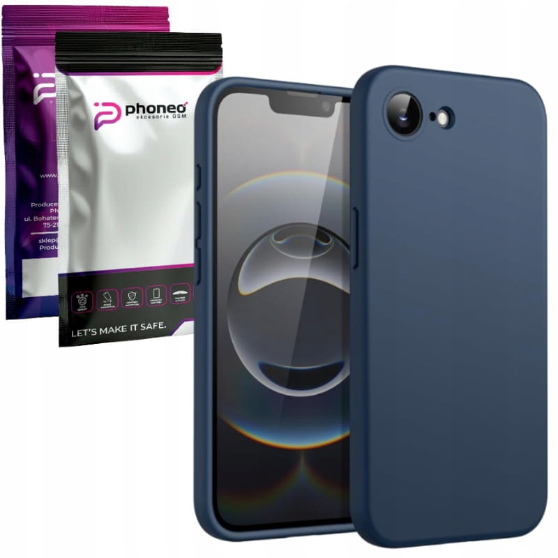 Etui Phoneo Liquid Case - iPhone 16E - Niebieskie