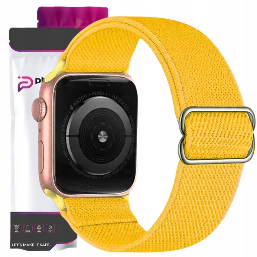 Pasek / Opaska Phoneo® do Apple Watch (seria 1-8/SE) - Żółty - 38/40/41 mm