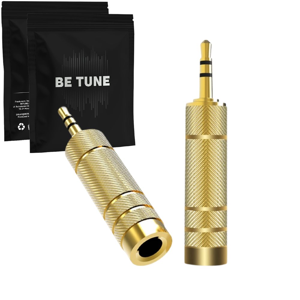 Betune® Adapter, Przejściówka AUX 6,3 mm -> 3,5 mm (Jack -> Mini Jack)