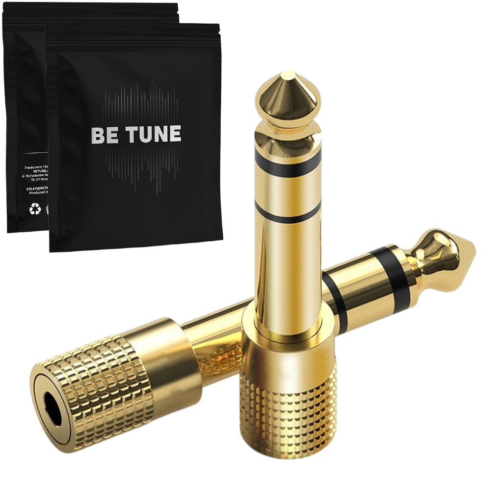 Betune® Adapter, Przejściówka AUX 3,5 mm -> 6,3 mm (Mini Jack -> Jack )