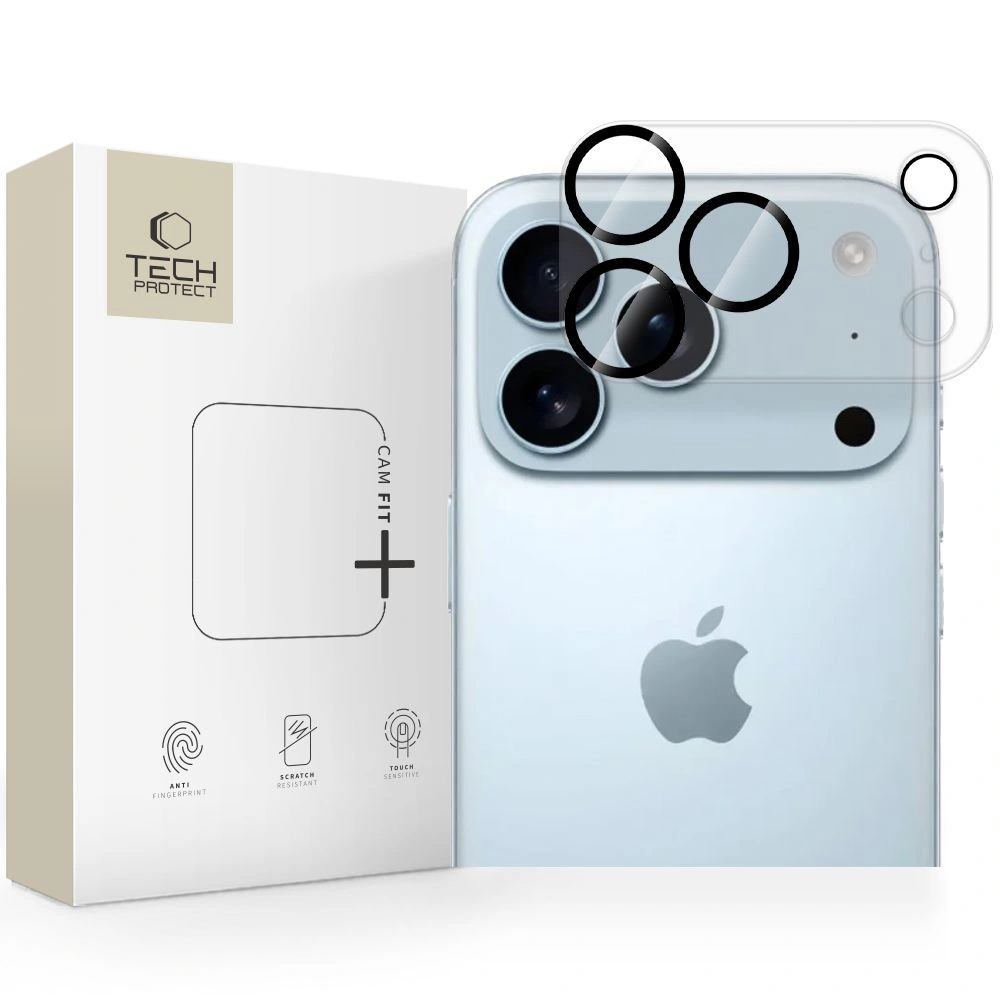 Tech-Protect Cam Fit+ Apple iPhone 17 Pro Clear