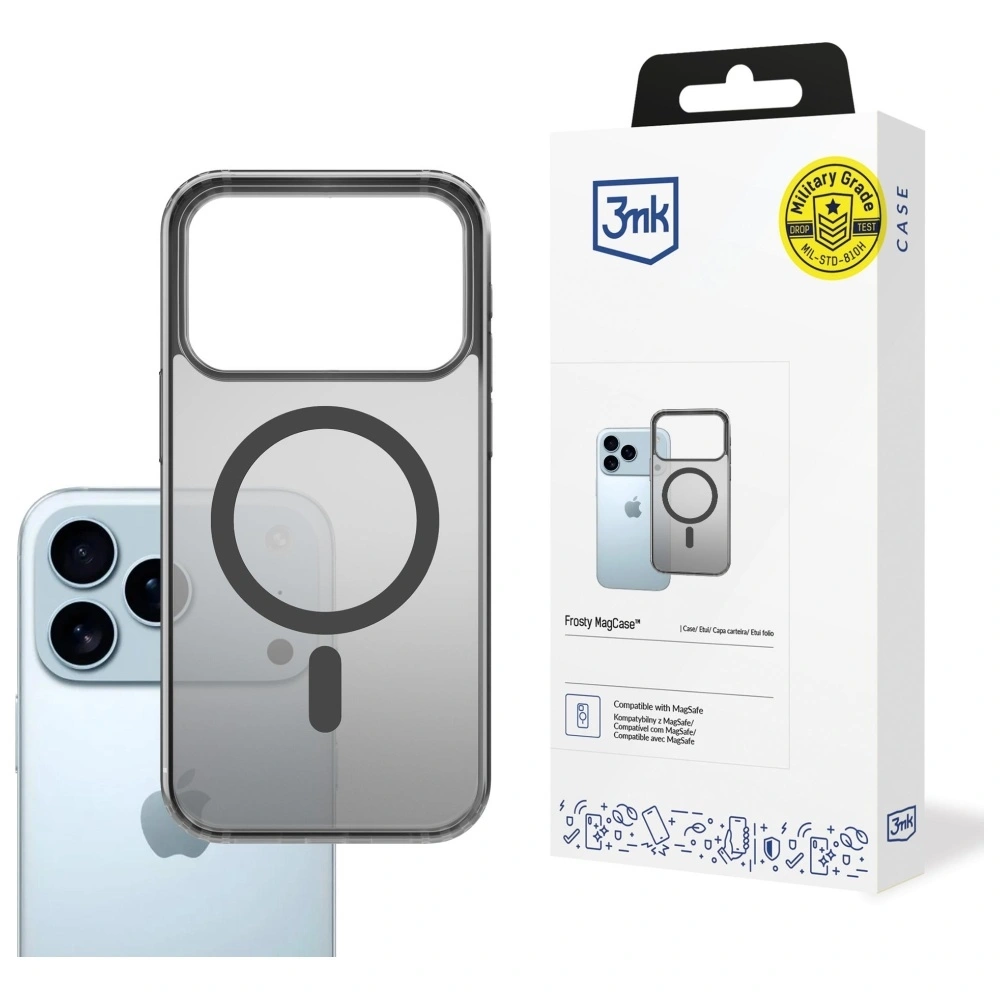 3MK Frosty MagCase Apple iPhone 17 Pro black