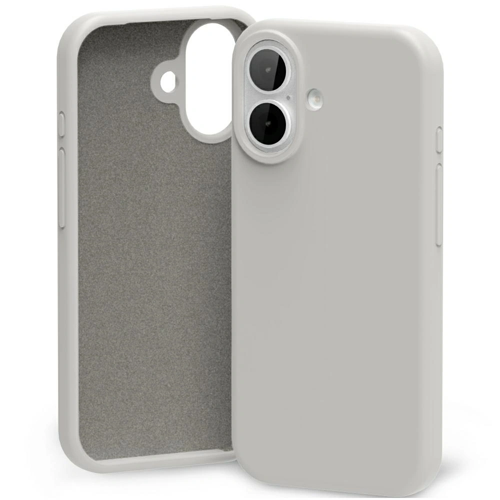 Mercury Silicone Case for Apple iPhone 17 Stone