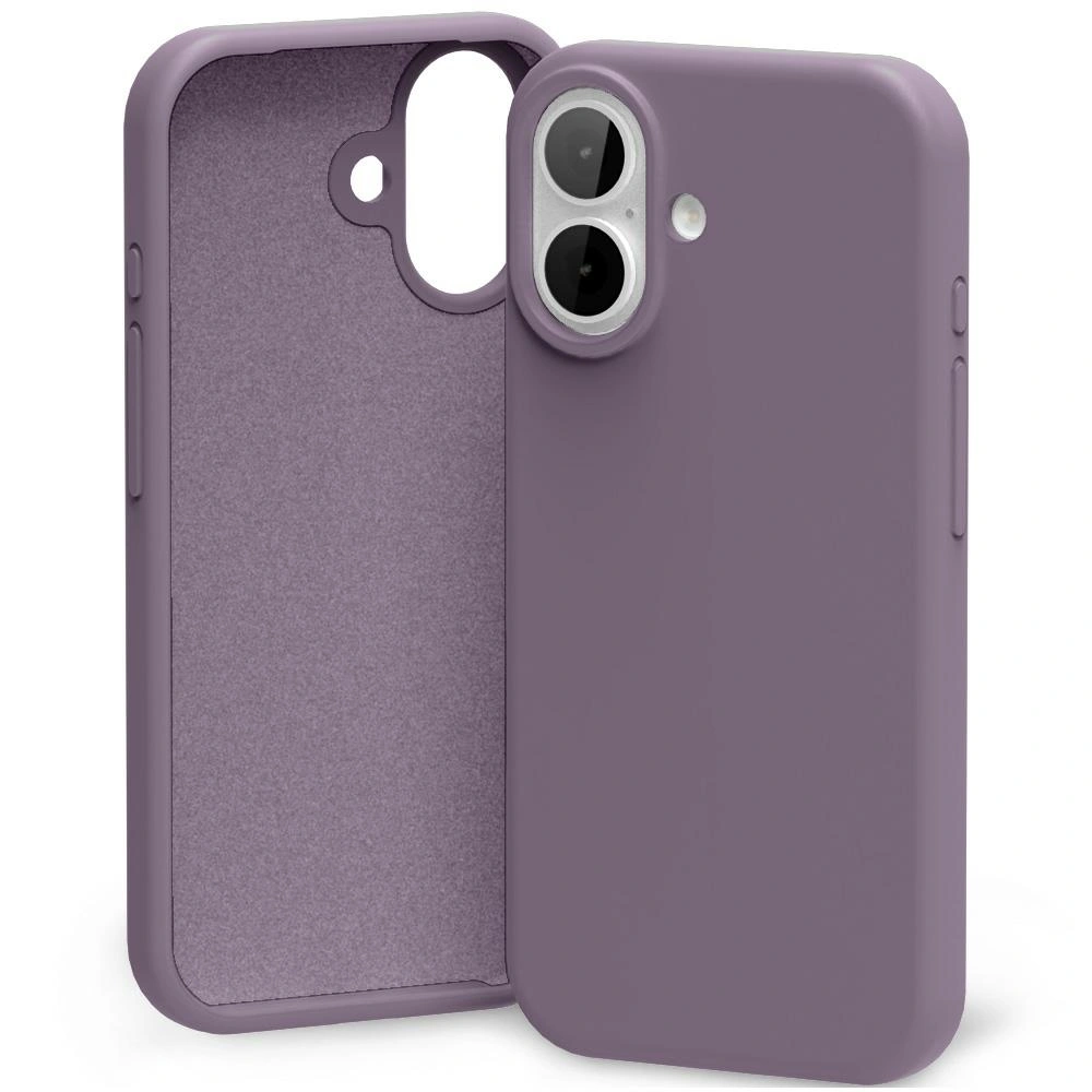 Mercury Silicone Case for Apple iPhone 17 purple