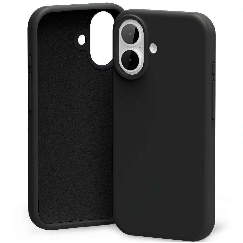 Mercury Silicone Case for Apple iPhone 17 black