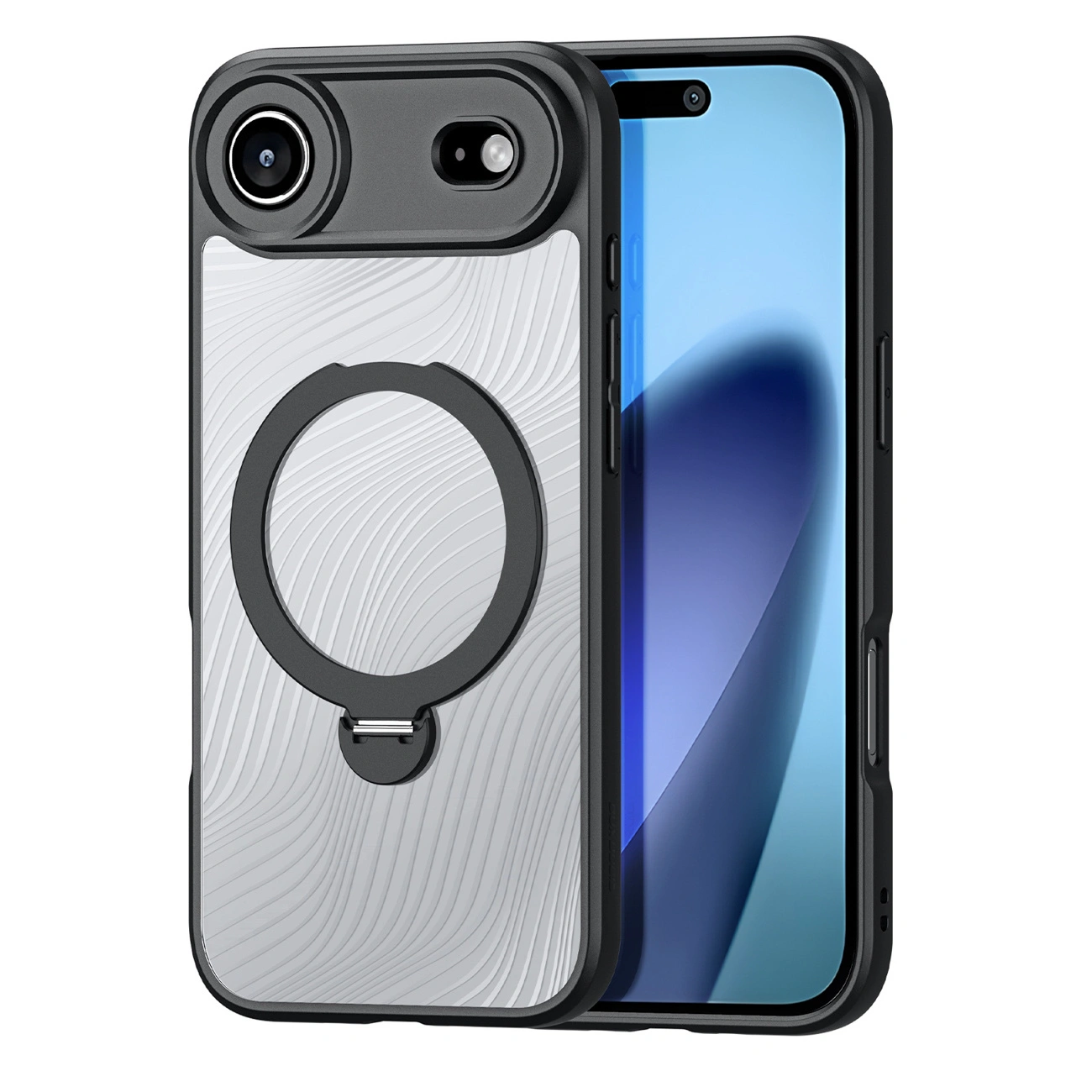 Dux Ducis Aimo Mag case with magnetic ring and stand for Apple iPhone 17 Air black