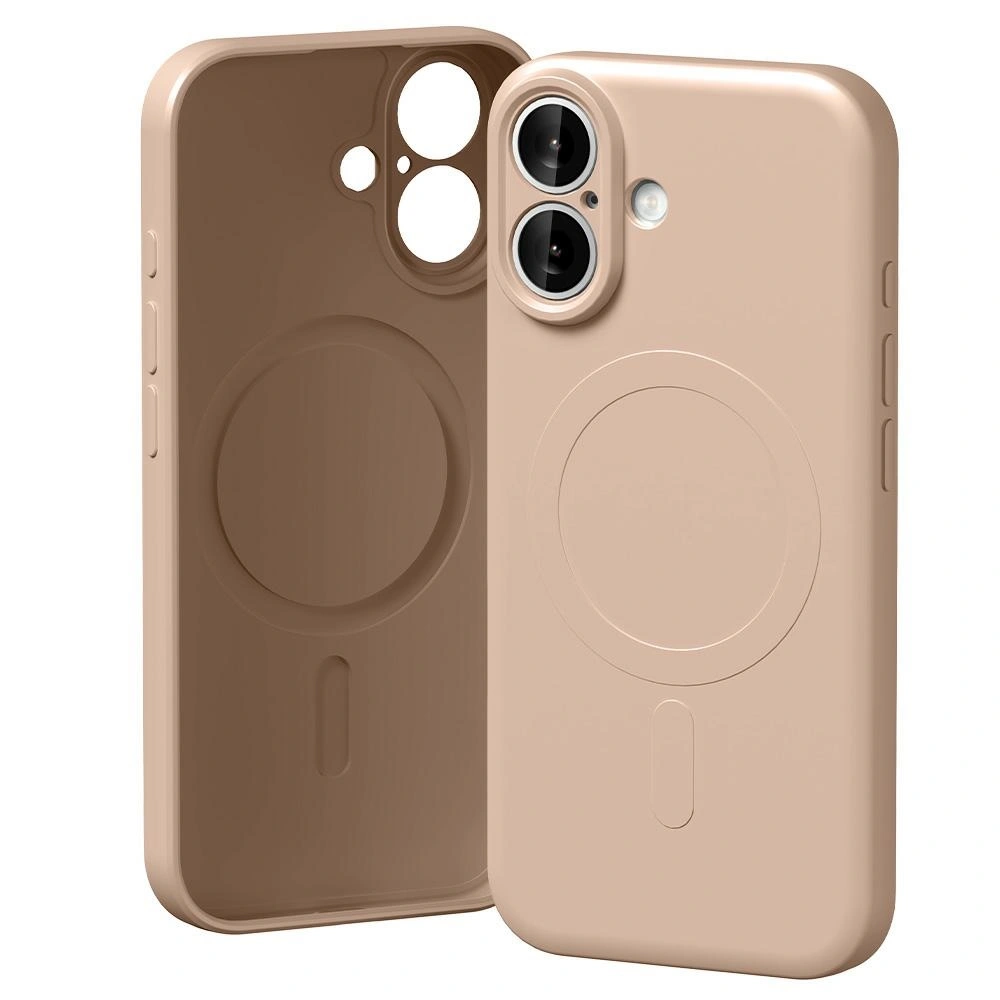 Mercury Semi-Silicone MagSafe Apple iPhone 17 sand pink