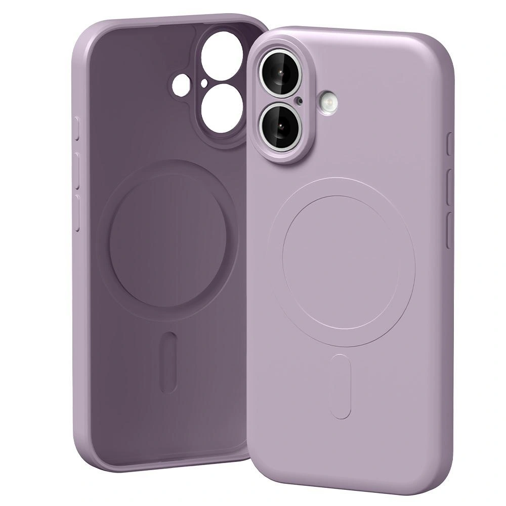 Mercury Semi-Silicone MagSafe Apple iPhone 17 lavender grey