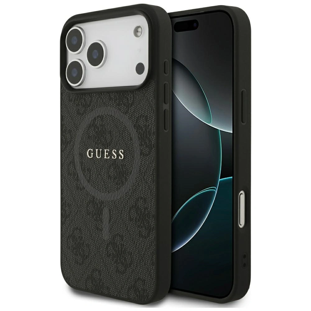 Guess 4G Ring Classic Logo MagSafe Apple iPhone 17 Pro Max black