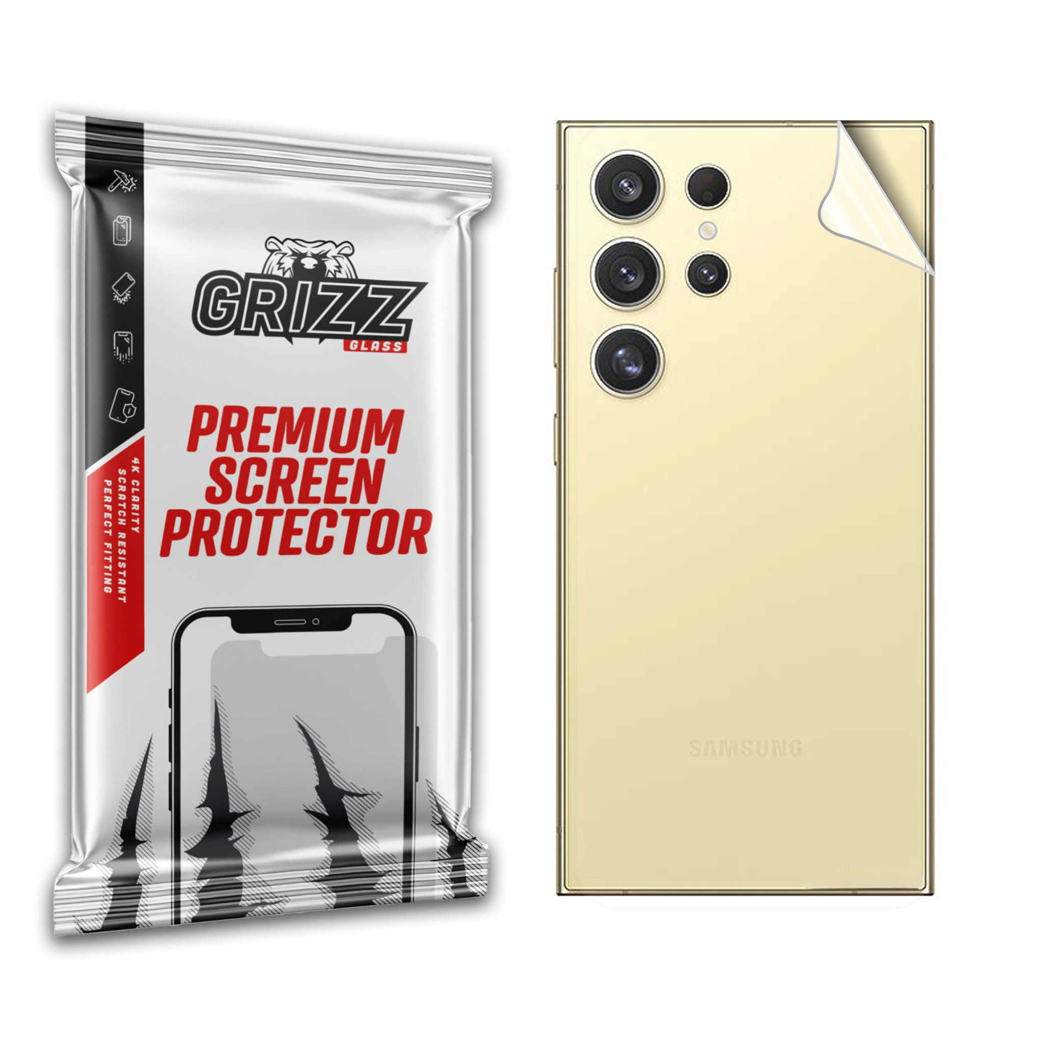 GrizzGlass UltraSkin Samsung Galaxy S24 Ultra — ochrona pleców